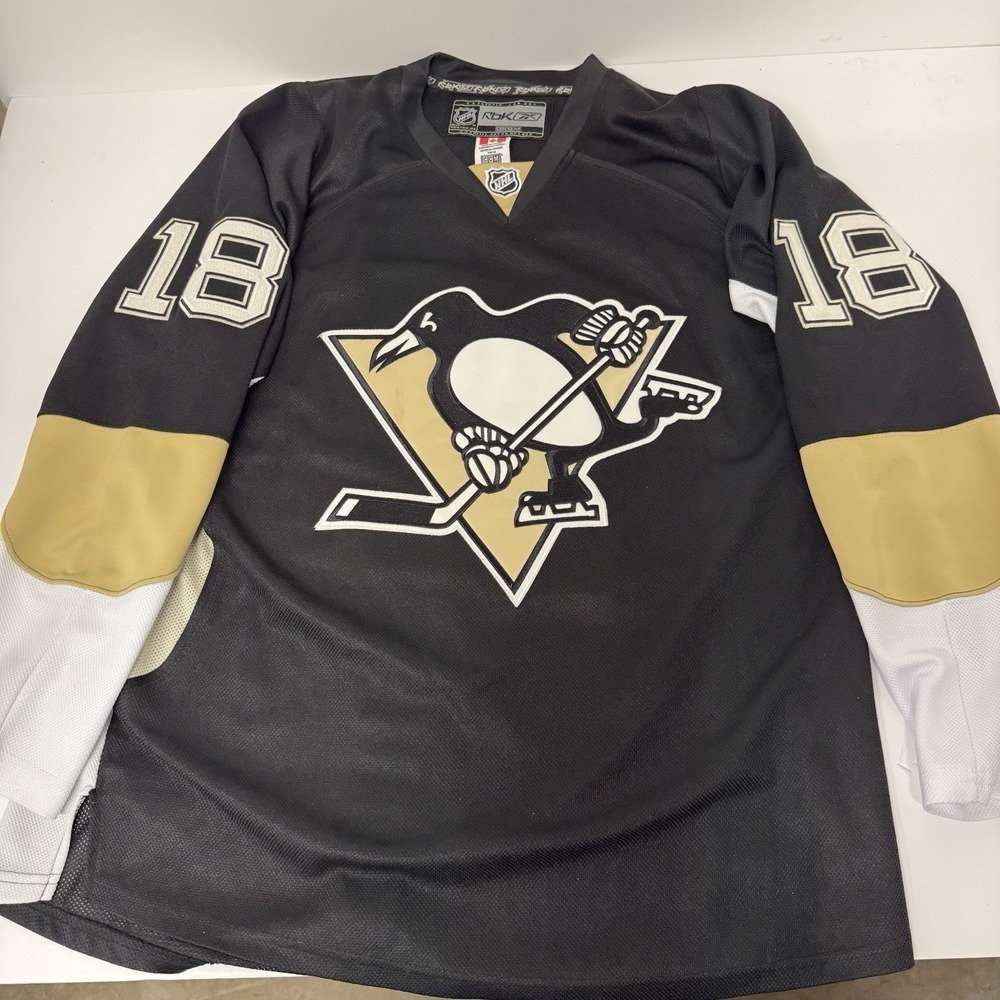 James Neal #18 Penguins Reebok Edge 1.0 Authentic Jersey 54 Made Canada
